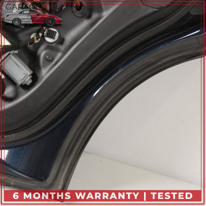 2010-2016 Porsche Panamera 970 Rear Right Complete Door Assy Blue Metallic OEM