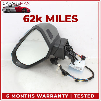 2019-2025 Audi Q3 Front Left Driver Side Door Rear View Mirror Gray Metallic OEM