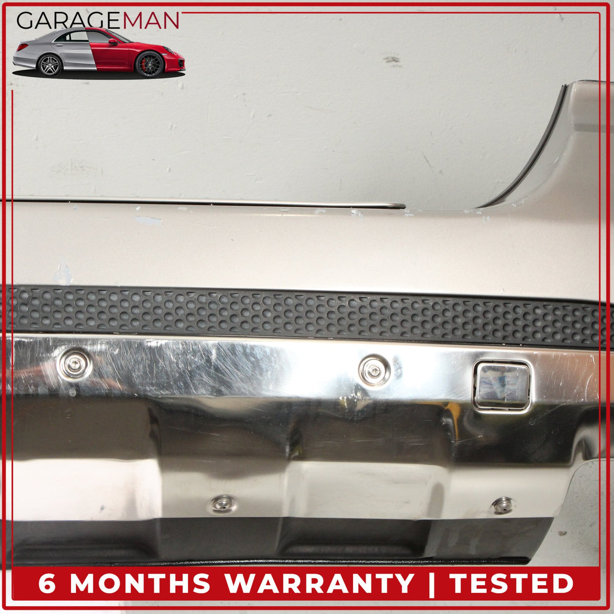 2006-2008 Mercedes W164 ML350 Sport Rear Bumper Cover Silver Metallic OEM