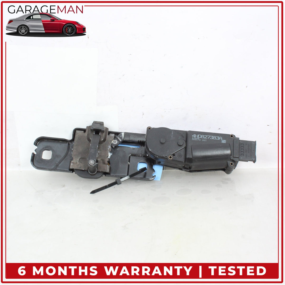 2011-2018 Audi A8 S8 Rear Trunk Lock Latch Striker Plate w/ Motor 4H0827383A OEM