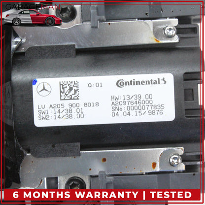 2015-2020 Mercedes W205 C300 Center Console Multi Function Control Switch OEM