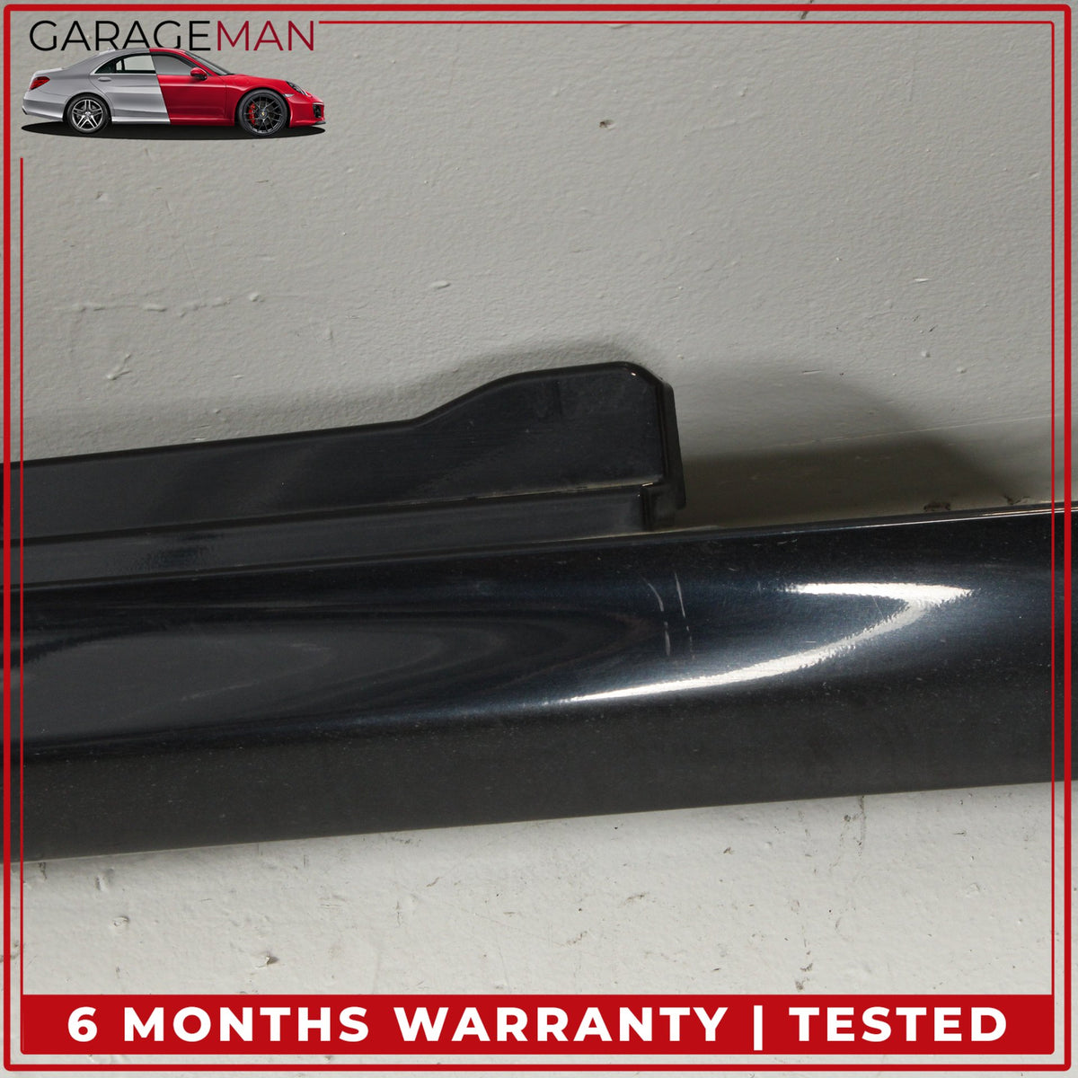2013-2019 BMW 650i 640i F06 Right Side Skirt Rocker Panel Black 8052654 OEM