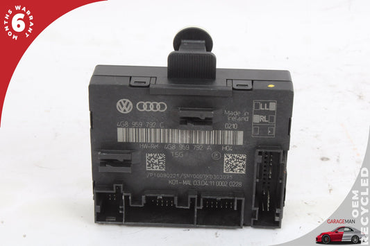 2012-2018 Audi A6 C7 Sedan Front Left Driver Side Door Control Module Unit 4G8959793C Genuine