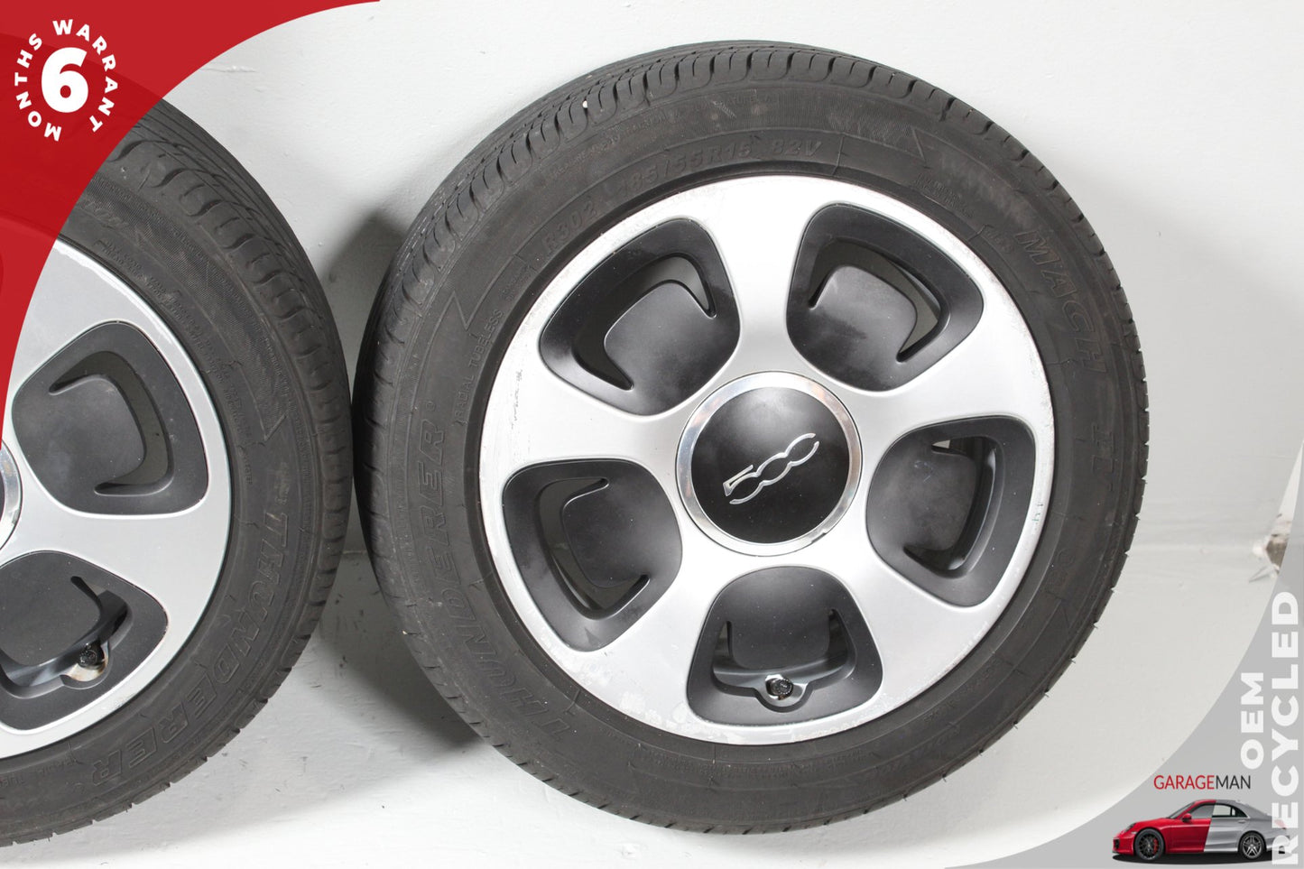 2013-2019 Fiat 500e Wheel Rim w/ Tire (Set of 4) 15x5.5J ET28.65/ 15x6.5J ET35