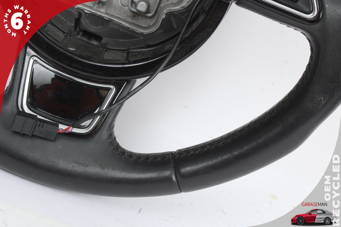 2012-2018 Audi A7 A6 Front Left Side Steering Wheel Black 4G0419091S OEM