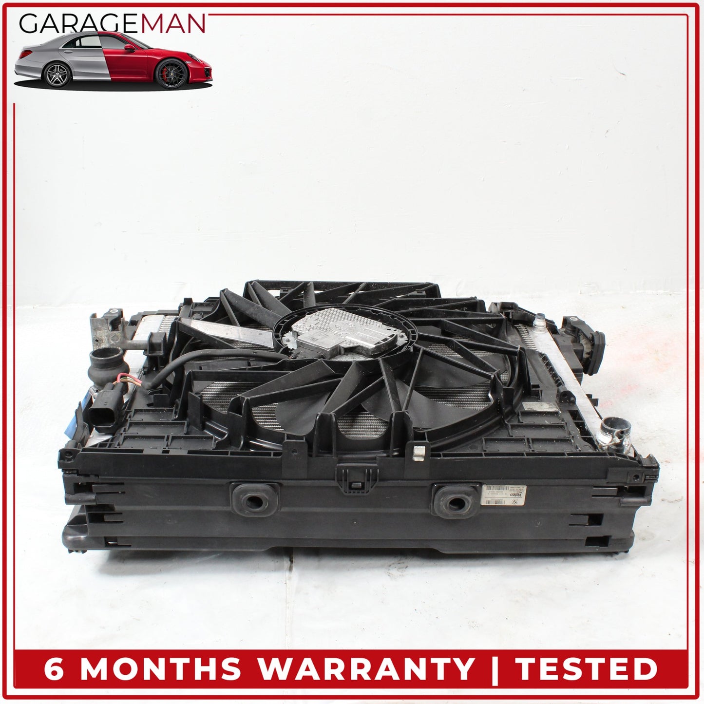 2011 BMW 528i F10 N52 Cooling Radiator w/ Fan Assembly 8669005