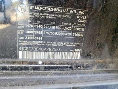 Parting Out- 2012 Mercedes-Benz GL450 X164- 111