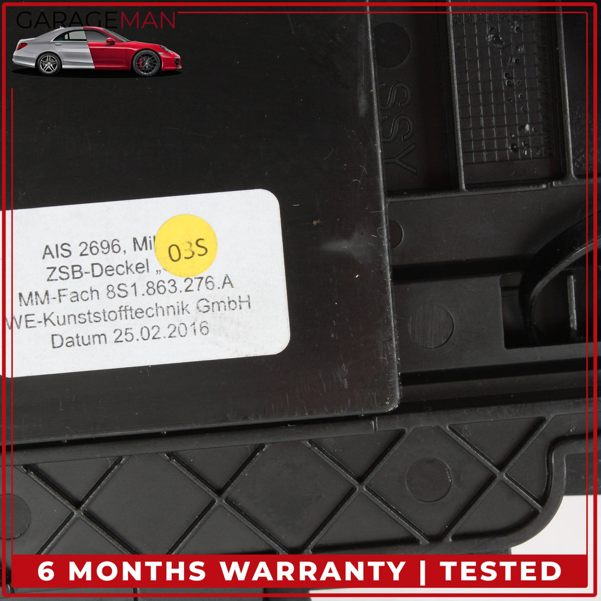 2016-2023 Audi TTS Front Center Console Storage Compartment Cover Panel Trim OEM