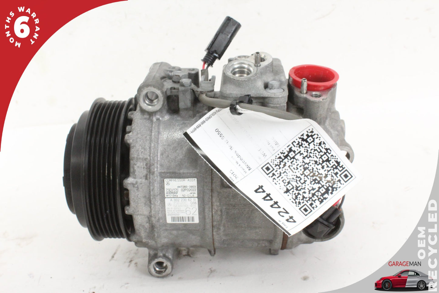2011-2014 Mercedes W221 S550 AC A/C Air Conditioning Compressor 0022306211 OEM