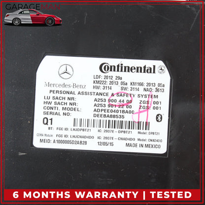 2012-2020 Mercedes W205 C300 E350 Tele Aid Control Module Unit 2539004400 OEM