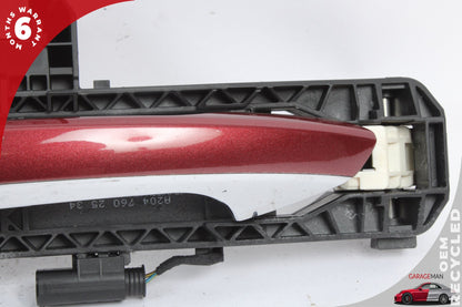 2012-2018 Mercedes W218 CLS550 Rear Left Side Exterior Door Handle Red OEM