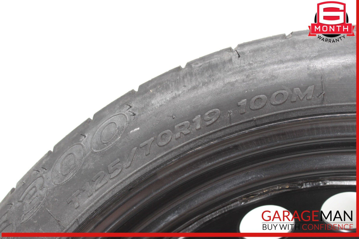 09-16 Audi S4 A4 B8 Spare Tire Wheel Rim T125/70R19 8K0601027D OEM