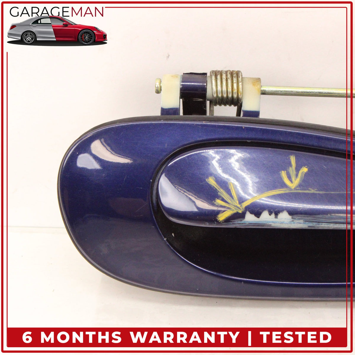 1997-2005 Porsche 911 Carrera Front Right Exterior Door Handle Blue Metallic OEM