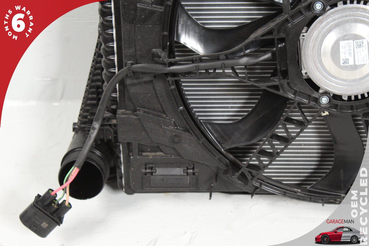 2022-2024 Audi A3 Sedan Engine Radiator Cooling Fan Motor Assembly 5WA121203B OEM