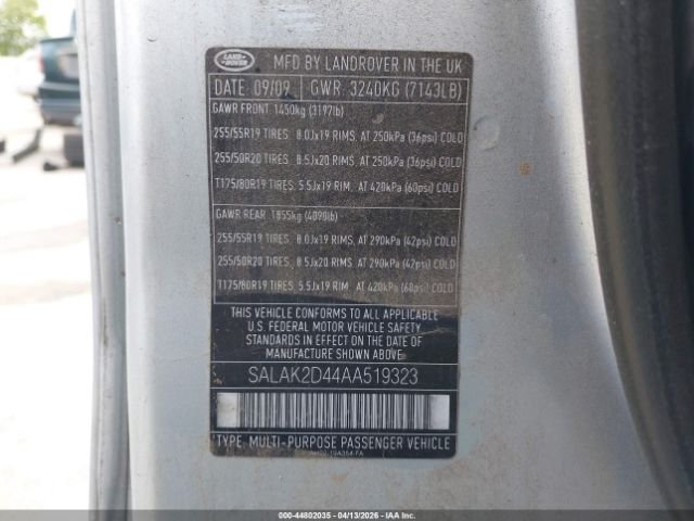 2010 Land Rover LR4