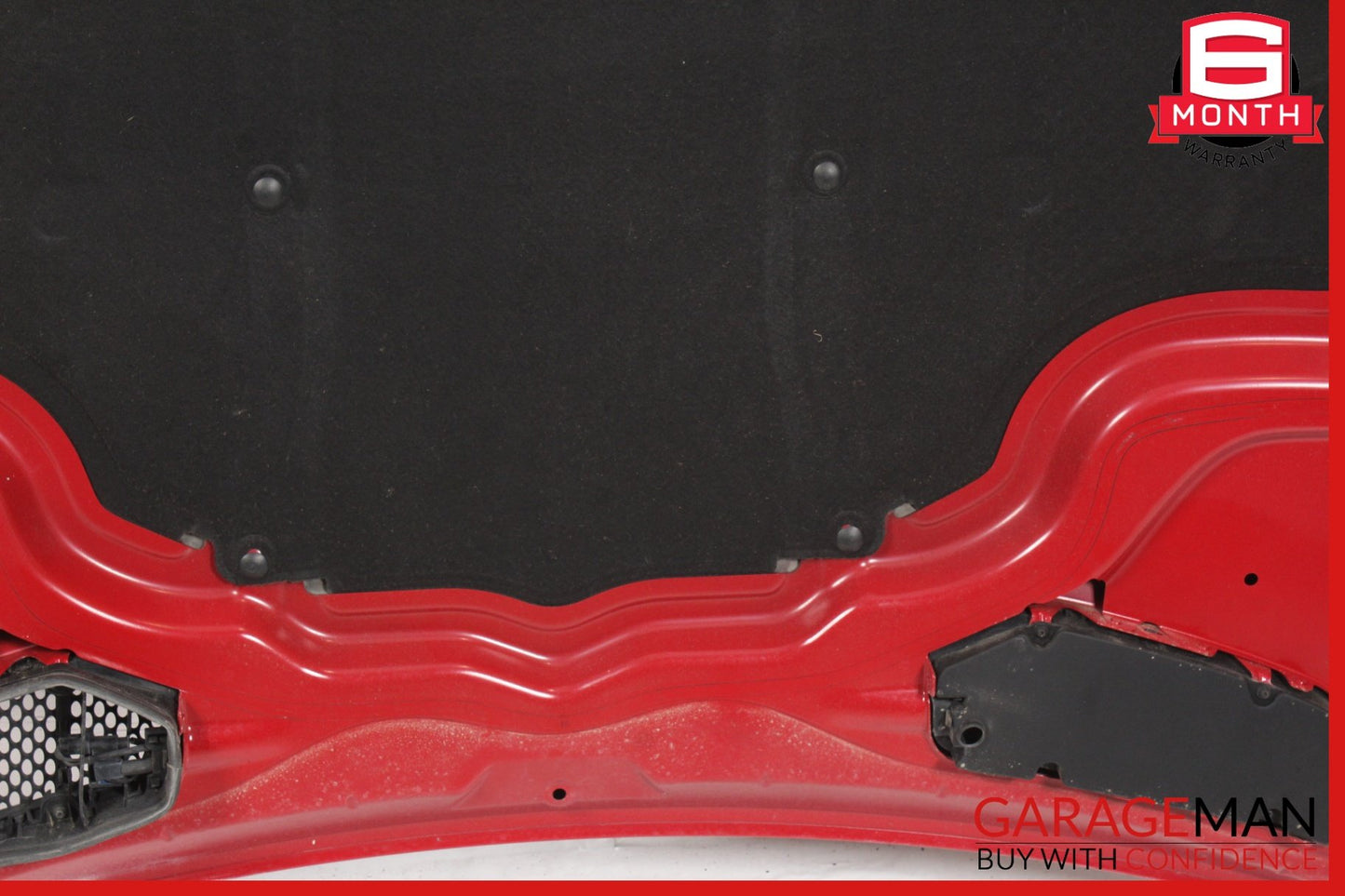 2003-2008 Mercedes R230 SL500 SL55 AMG SL550 Hood Cover Panel Assembly Red OEM
