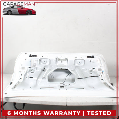 2020-2024 Audi A4 B9 Rear Trunk Deck Lid Shell White 8W5827025K OEM