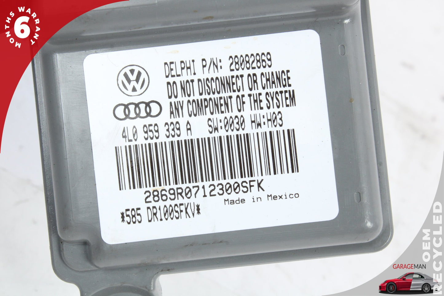 2007-2015 Audi Q7 Front Right Side Seat Occupant Detection Module 4L0959339A OEM