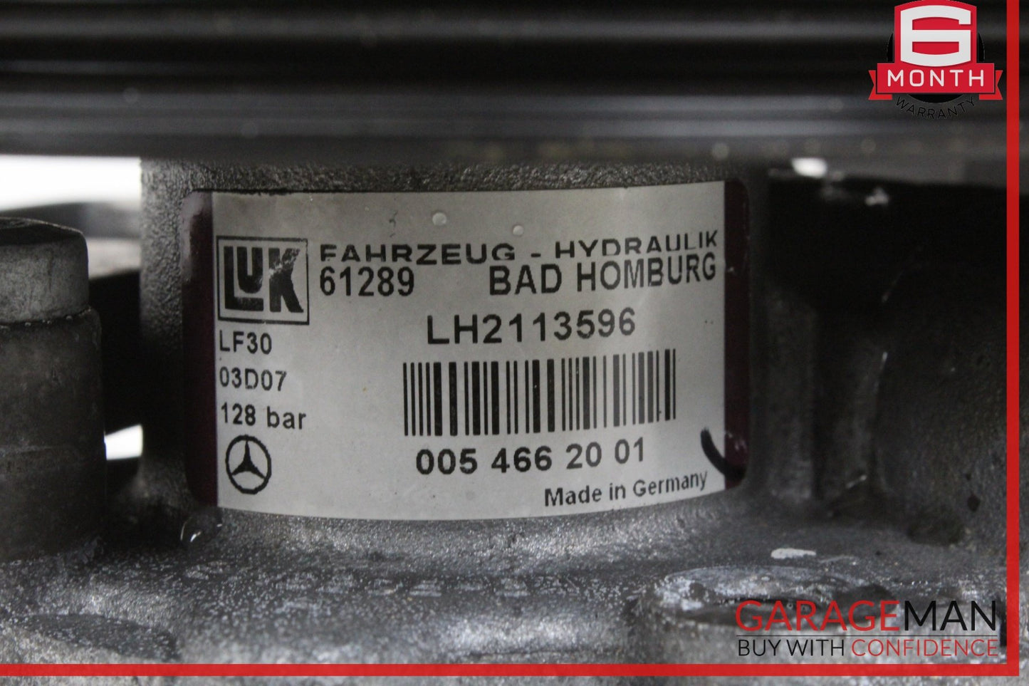 2006-2009 Mercedes-Benz S550 W221 Sedan Power Steering Pump 0054662001 OEM