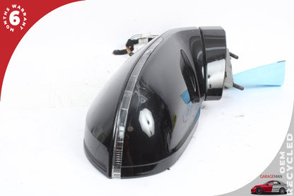 2012-2018 Audi A7 Front Right Side Door Rear View Mirror w/ Blind Spot Black OEM