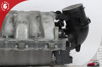2007-2012 Mercedes W221 S550 Engine Intake Manifold w/ Mass Air Flow Sensor OEM