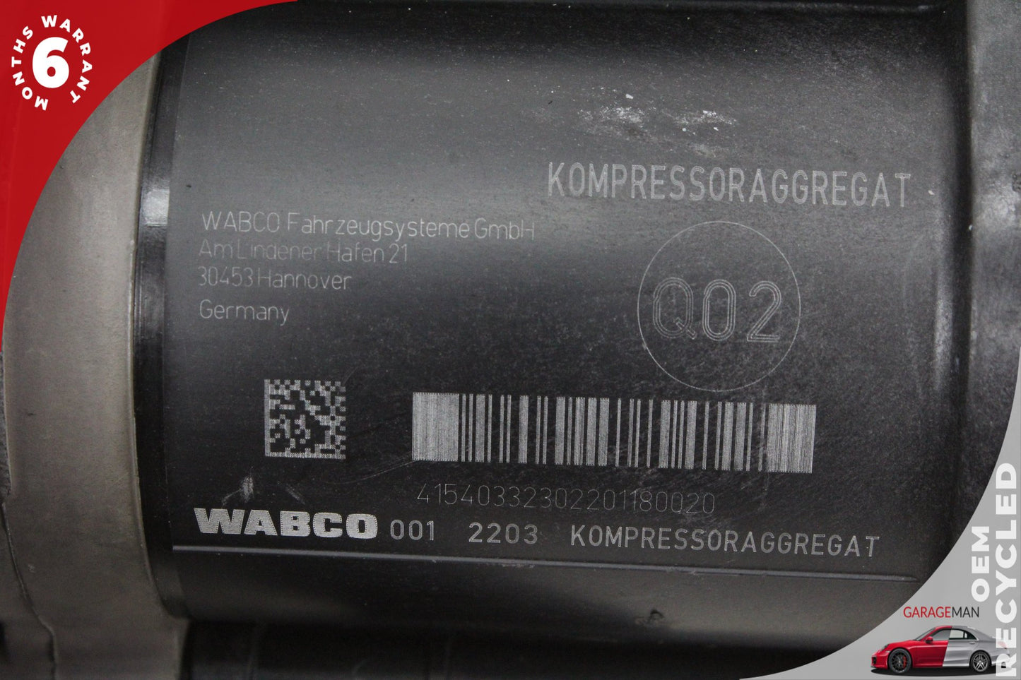 2012-2018 Mercedes W218 CLS550 Airmatic Air Suspension Compressor Pump OEM