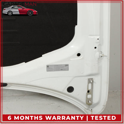 2007-2015 Audi Q7 4L SUV Front Hood Bonnet Panel Glacier White Metallic OEM