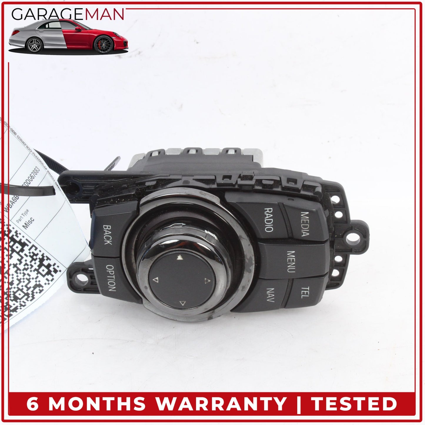 2012-2019 BMW 650i Front Center Console iDrive Knob Control Switch 9286709 OEM