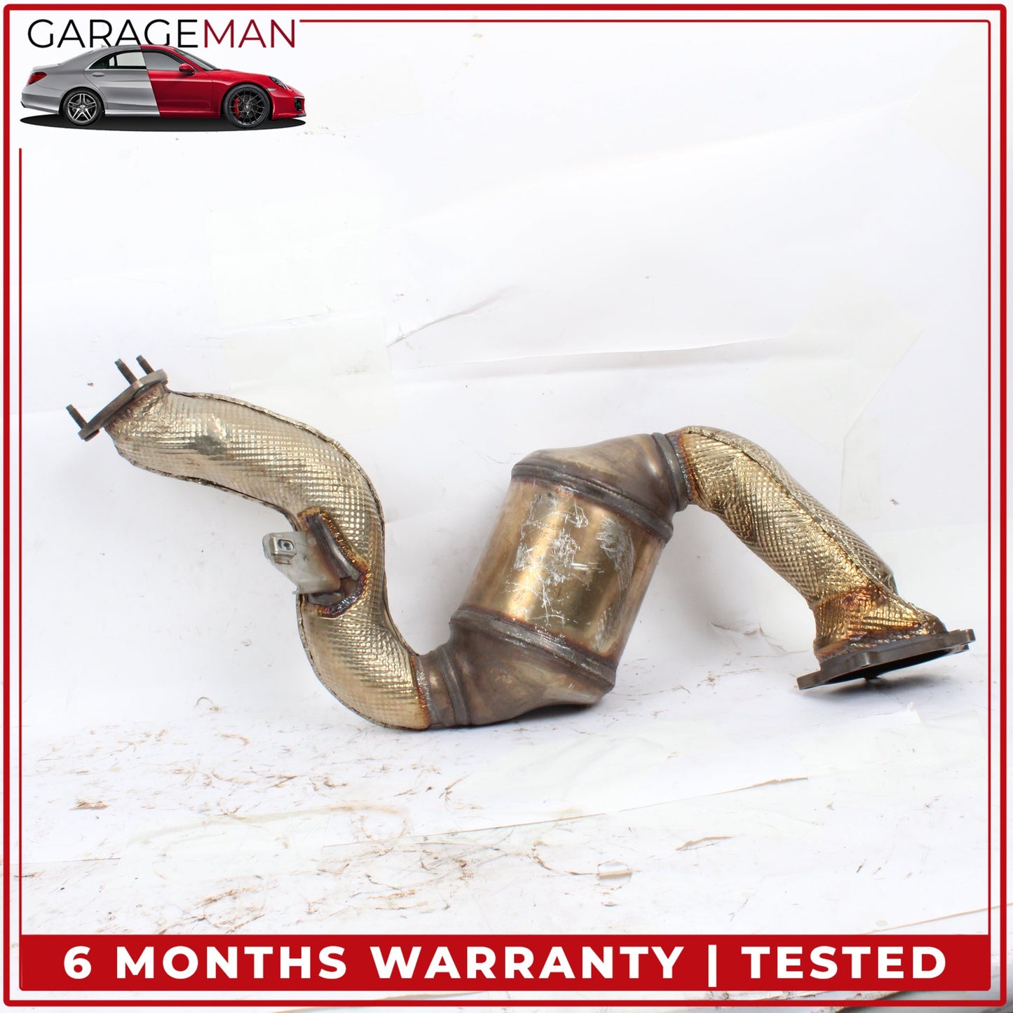 2013-2018 Audi S8 A8 S6 S7 RS7 4.0L V8 Right Exhaust Downpipe 4G0254252L OEM