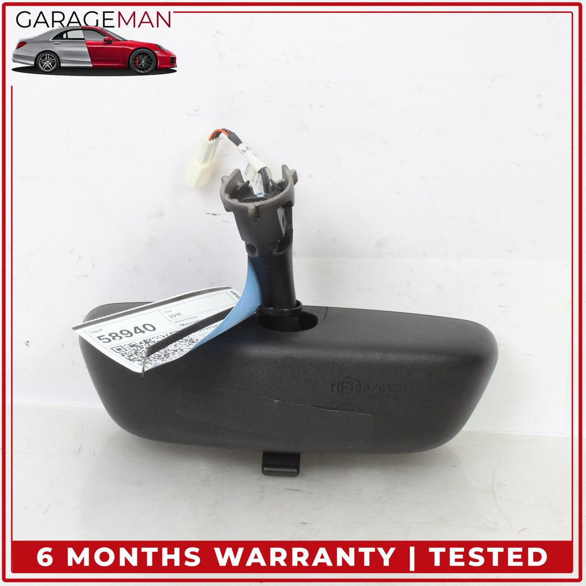 2014-2017 Mercedes W242 B Electric Drive B250e Rear View Mirror 2468100417 OEM