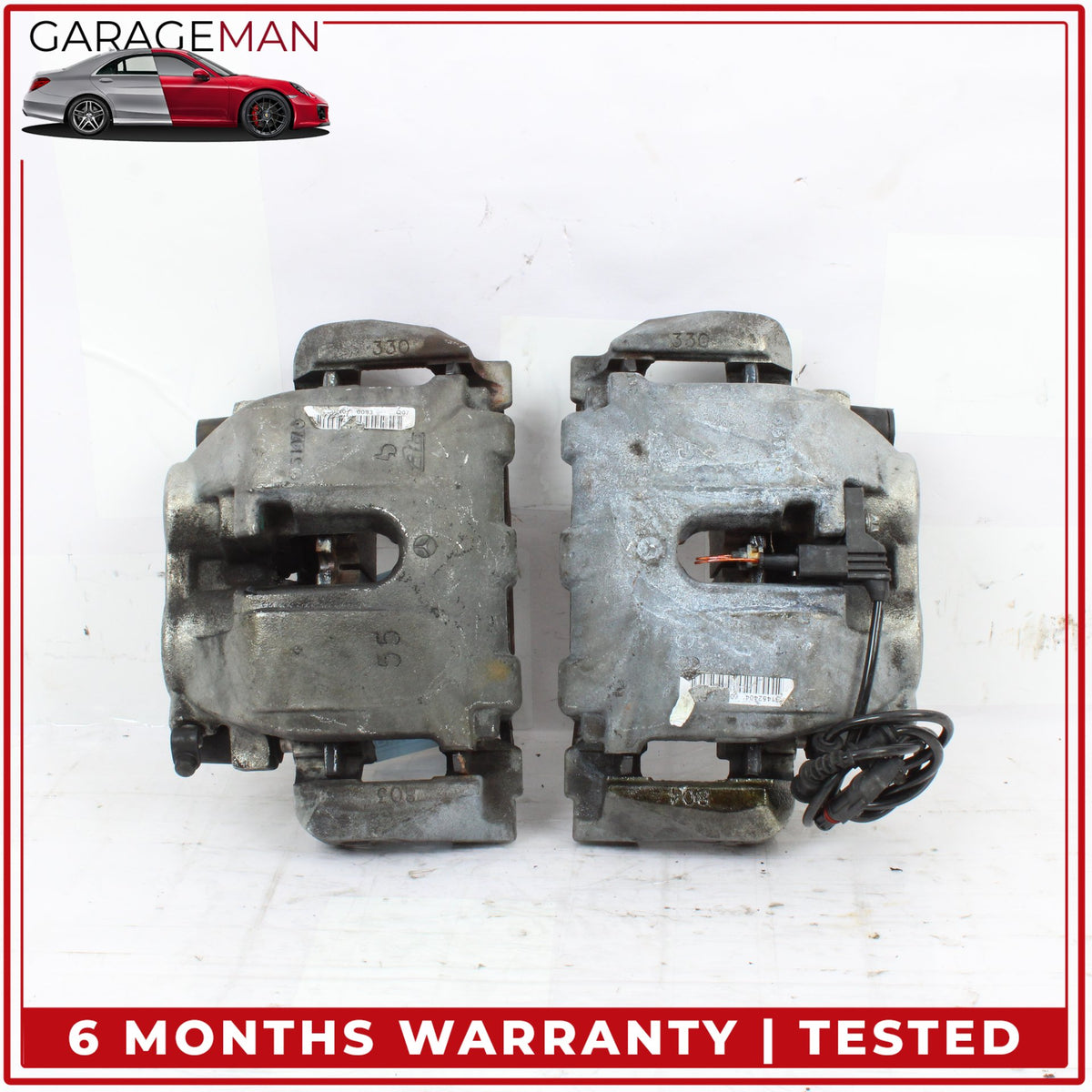 2006-2012 Mercedes W164 ML350 R350 Front Left & Right Brake Calipers Set OEM