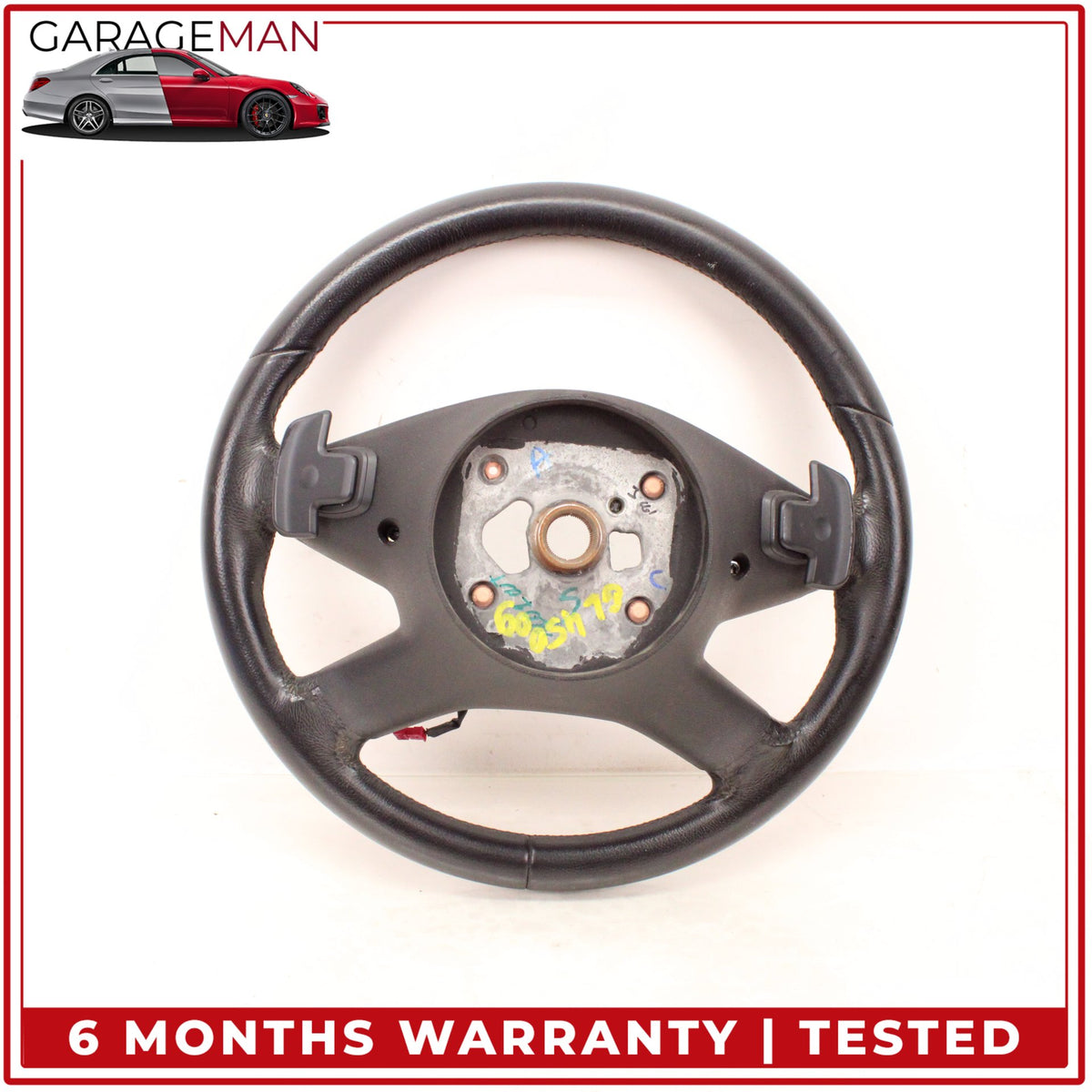 2009-2013 Mercedes X164 GL450 ML550 Steering Wheel w/ Paddle Shifters Black OEM