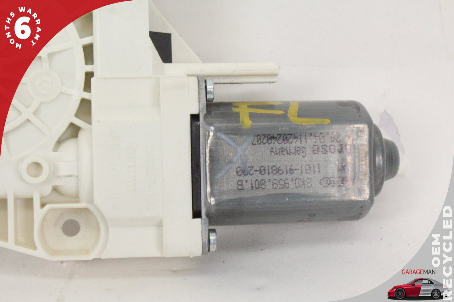 2012-2018 Audi A7 S7 Front Left Side Window Regulator Motor 8K0959801B OEM