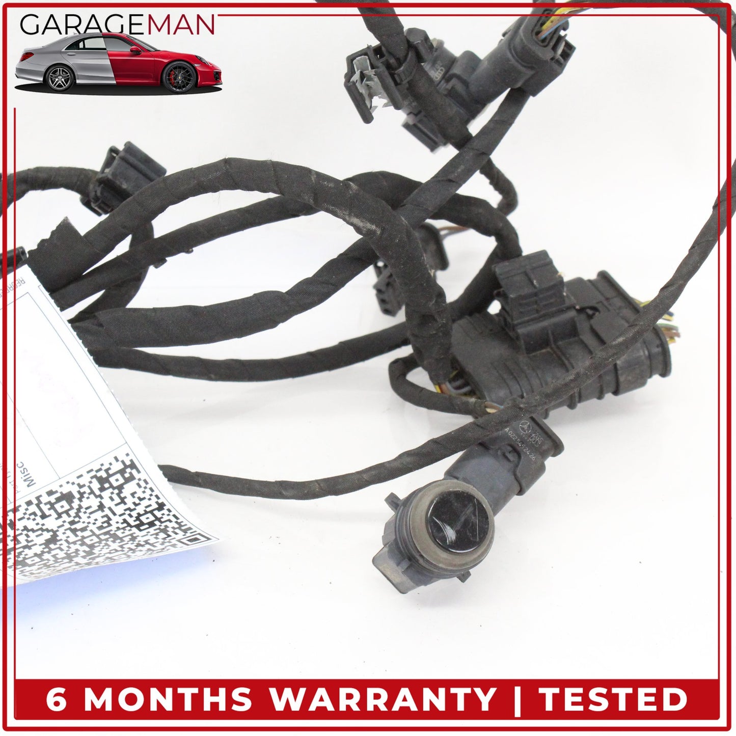 2013-2020 Mercedes-Benz SL500 R231 Front Bumper Parking Sensor Wire Harness w/ Sensors Set