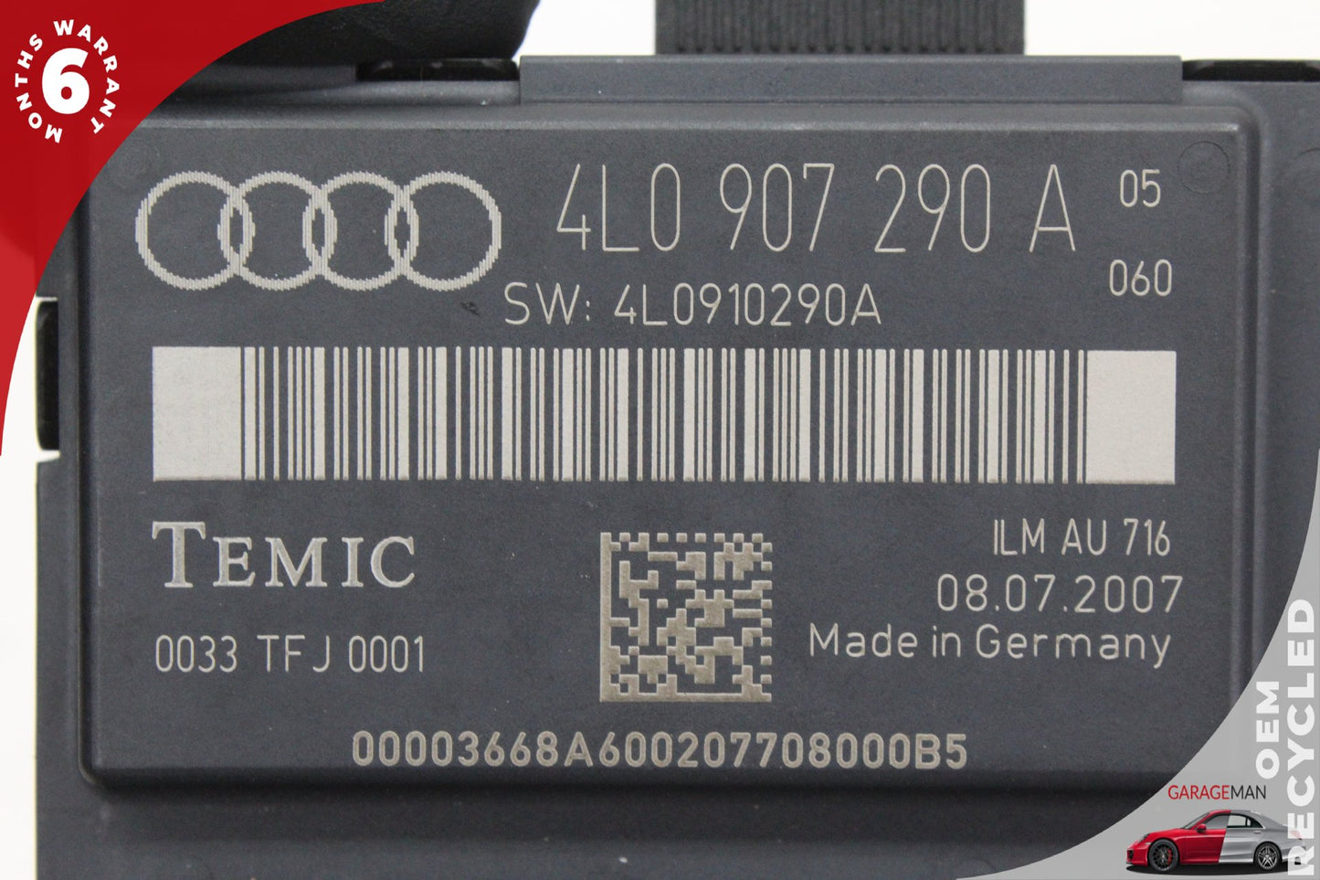2007-2015 Audi Q7 MPV Comfort Control Module 4L0907290A Genuine