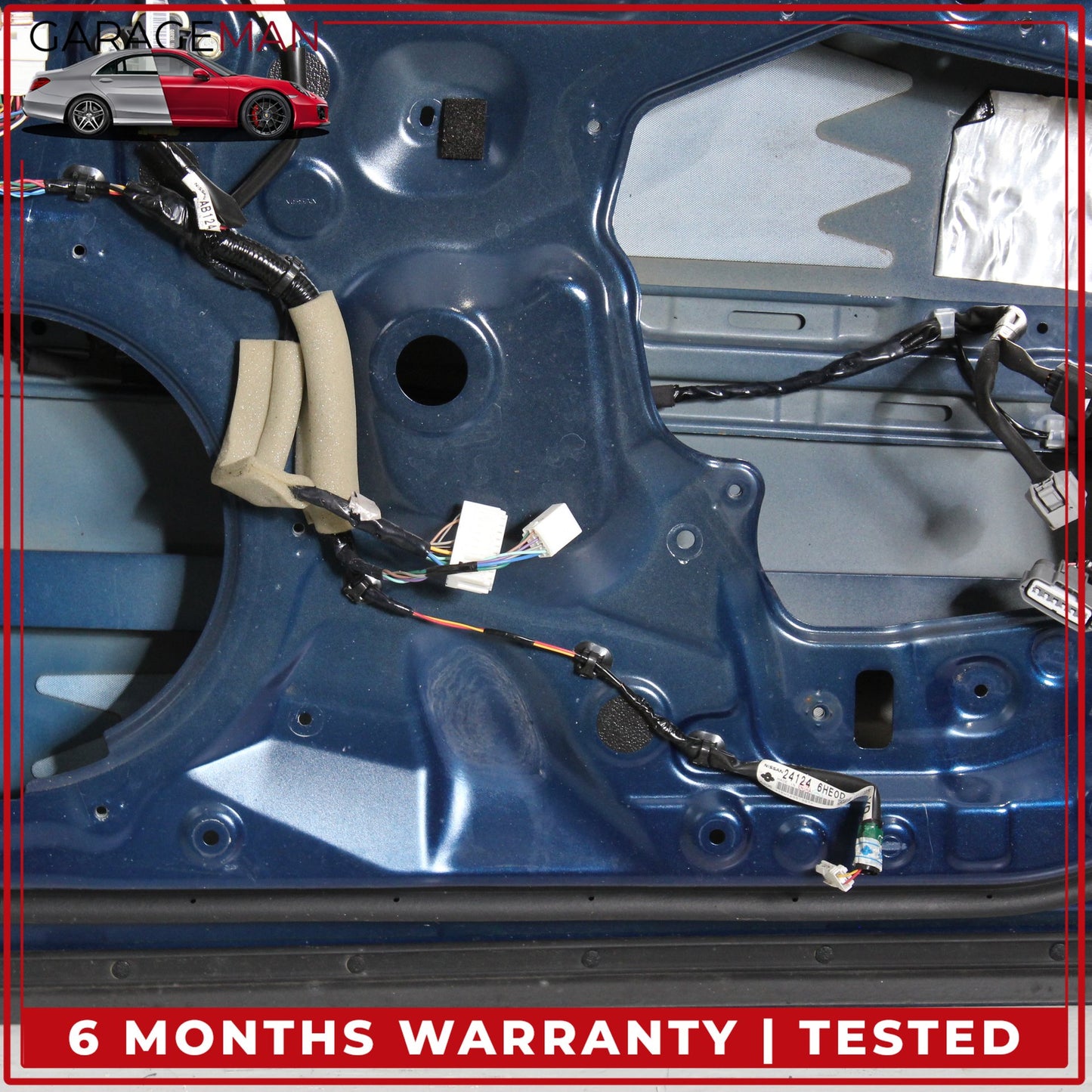 2014-2024 Infiniti Q50 V37 Front Right Side Door Shell Blue H010M4GAMA OEM