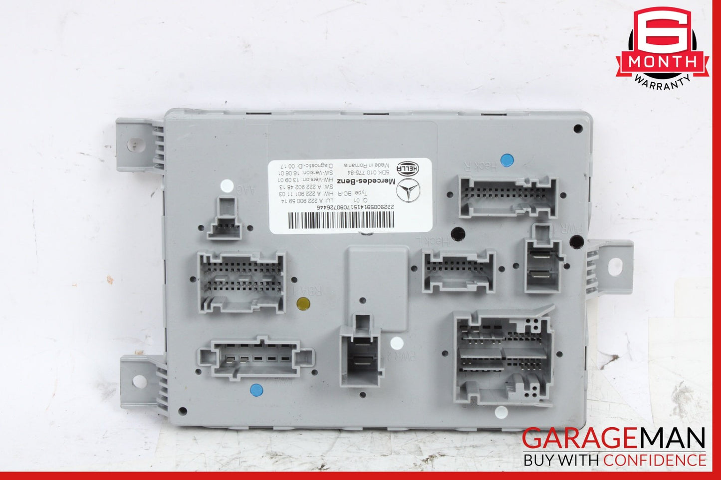2018 Mercedes-Benz C300 W205 Rear Trunk SAM Control Module 2229005914 OEM