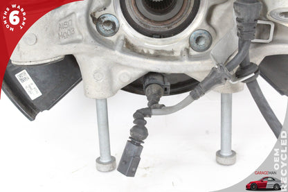 11-14 Porsche Cayenne 92A AWD 4.8 Rear Left Spindle Knuckle Wheel Hub 7P5616040A