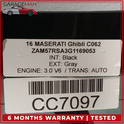 2014-2024 Maserati Ghibli M157 Rear Windshield Wind Shield Window Back Glass OEM