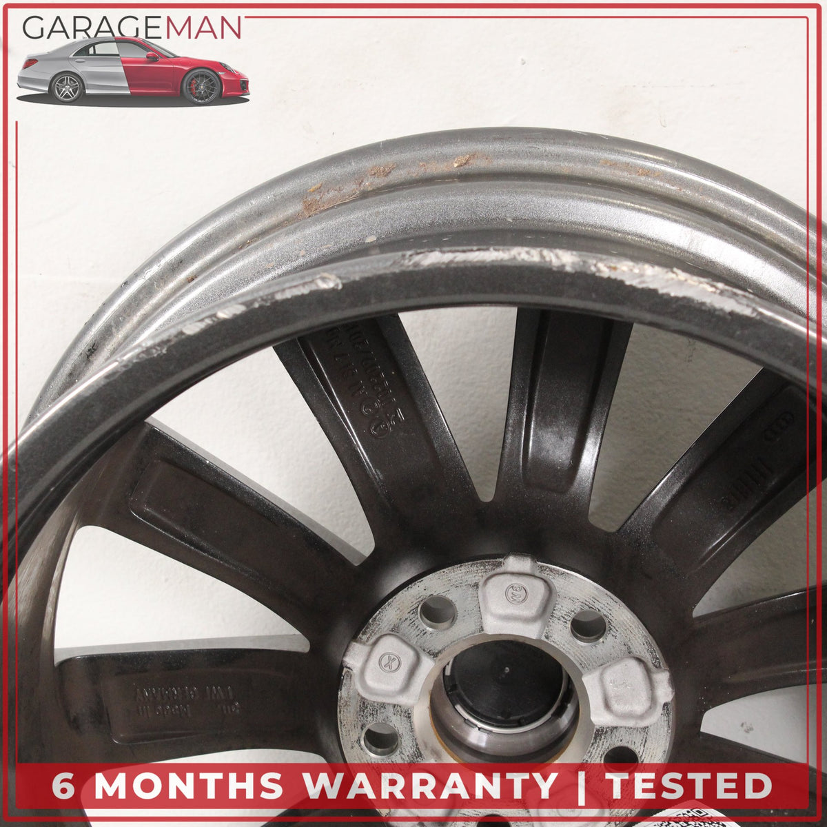 2016-2025 Audi A4 S4 Front or Rear Side Wheel Rim 8JX18H2 ET40 8W0601025FJ OEM