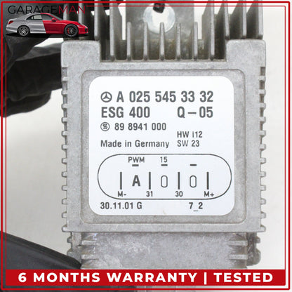 1997-2004 Mercedes-Benz SLK230 R170 Auxiliary Cooling Fan Control Module Unit 0255453332