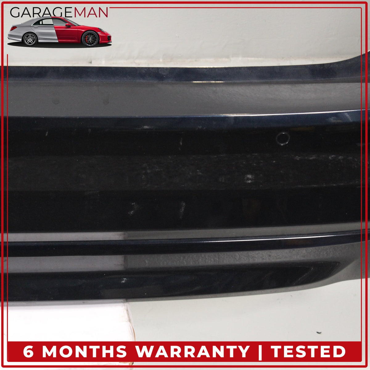 2017-2020 BMW 530e M550i 540i G30 Rear Bumper Cover Imperial Blue Metallic OEM