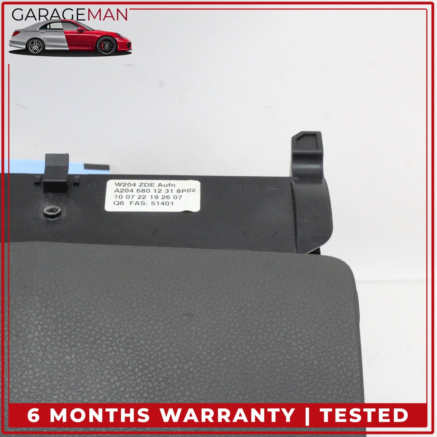 2008-2011 Mercedes W204 C300 Front Dash Display Screen Monitor w/ Cover OEM