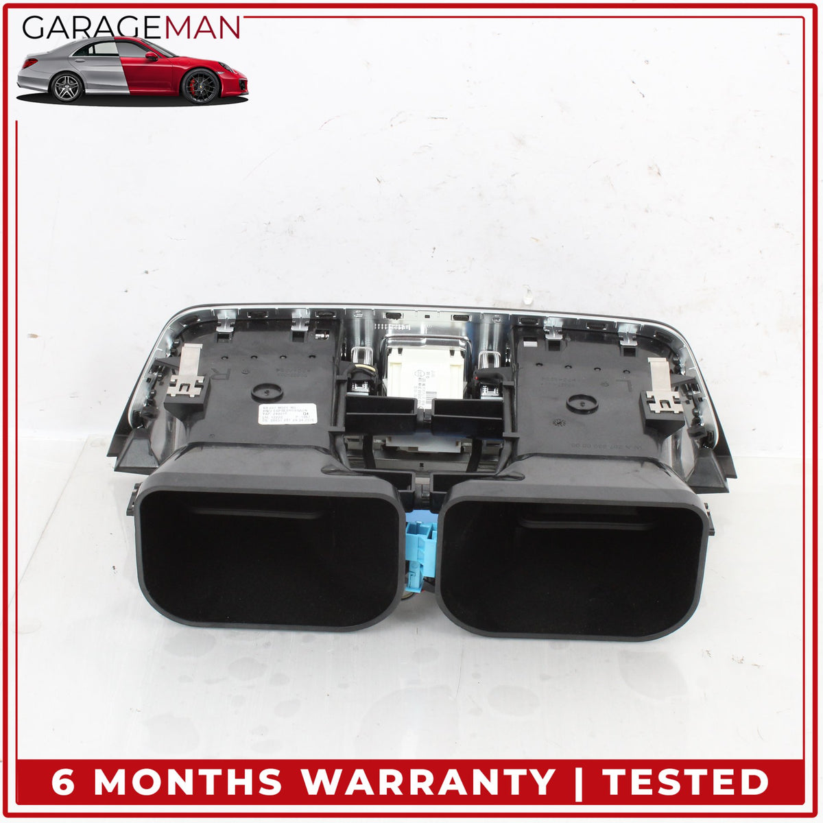 2014-2017 Mercedes C207 E400 Coupe Front Center Dash AC Air Vent w/ Clock OEM