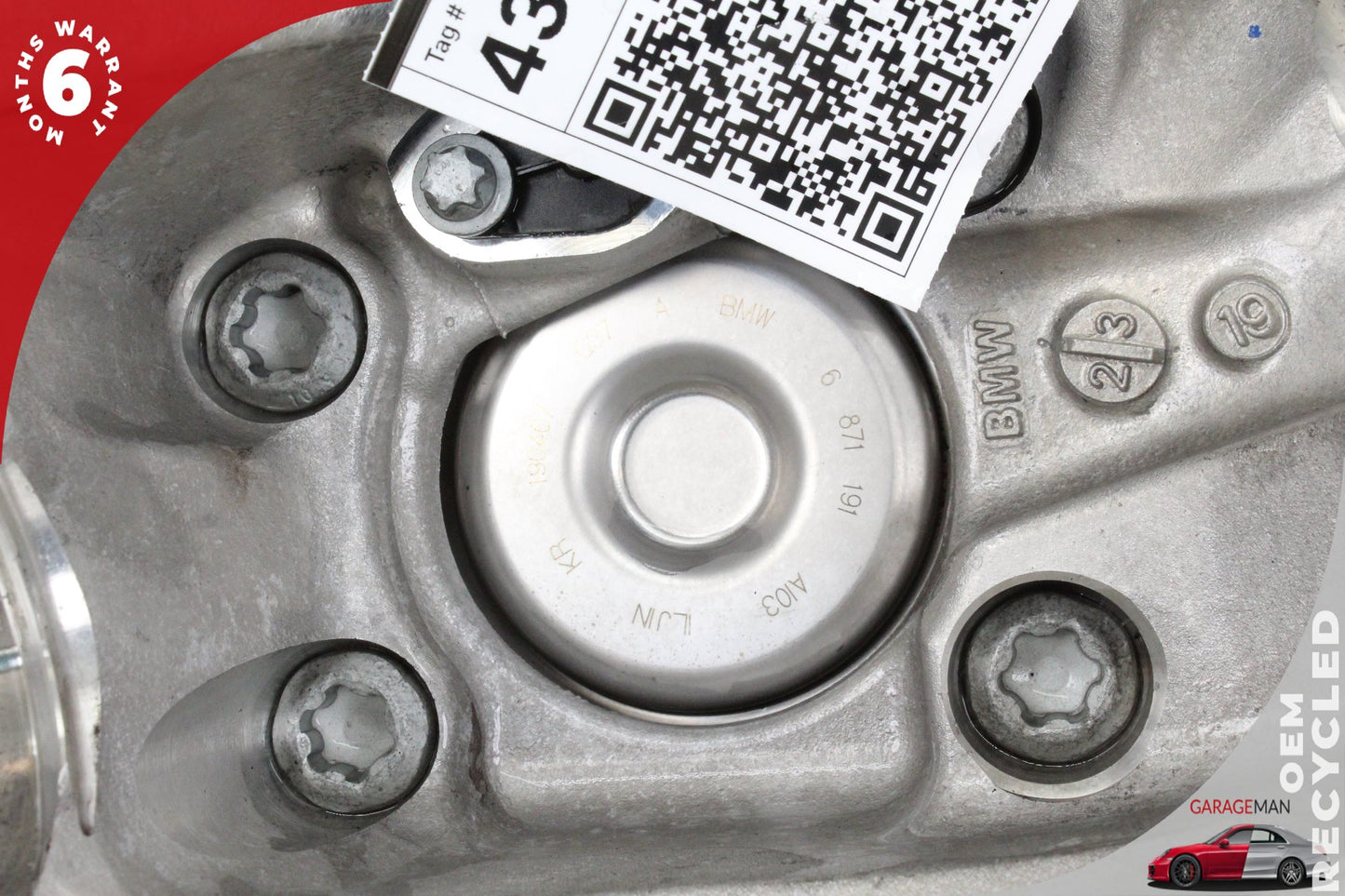 2019-2025 BMW 330i G20 RWD 2.0L Front Left Driver Side Spindle Knuckle Wheel Hub 59251510