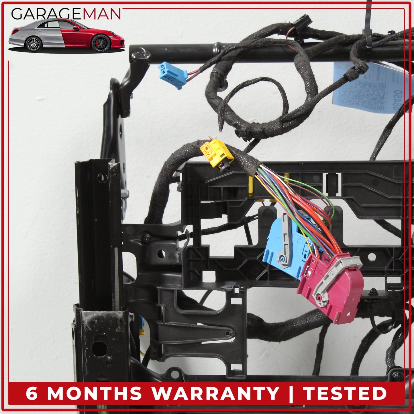 2015-2023 Mercedes W205 C300 C400 Front Left Seat Rail Track Frame w/ Motors OEM