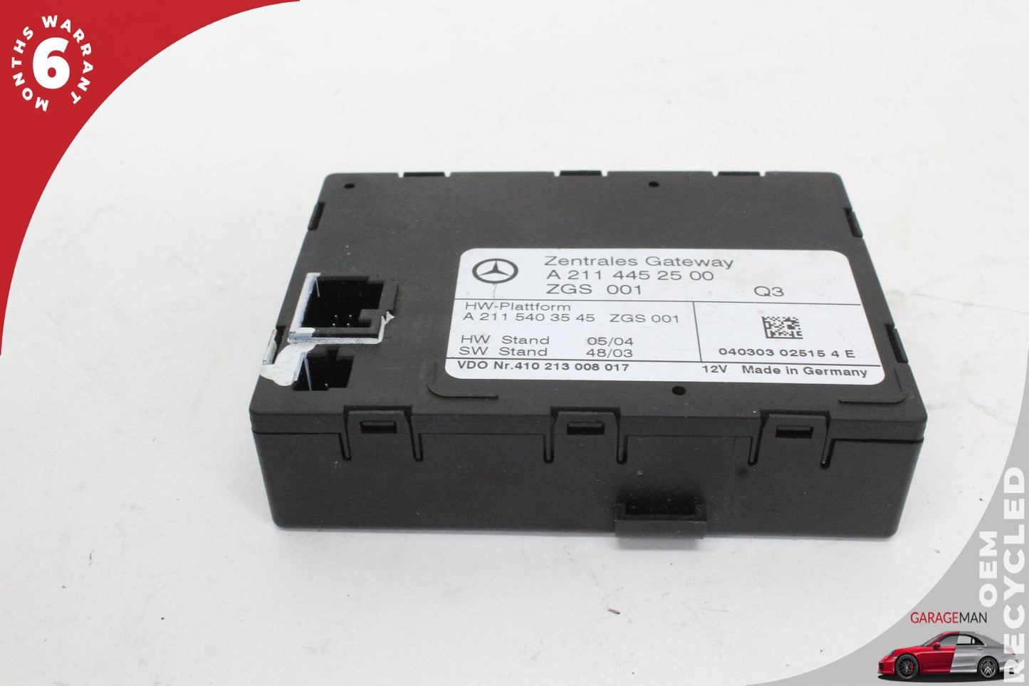 2003-2011 Mercedes W211 E500 Central Gateway Control Module Unit 2115403545 OEM