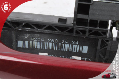 2012-2018 Mercedes W218 CLS550 Right Passenger Side Exterior Door Handle Red OEM