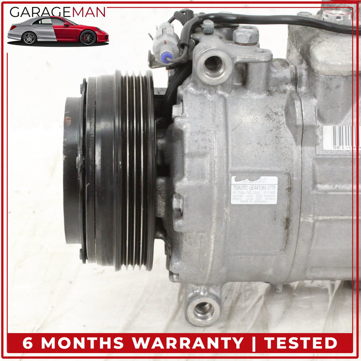 2013-2019 BMW 650i F06 Sedan AC A/C Air Conditioning Compressor 9154072 OEM