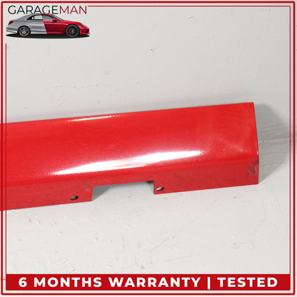 2002-2005 Ford Thunderbird Left Side Skirt Rocker Panel Red 1W637610155A OEM